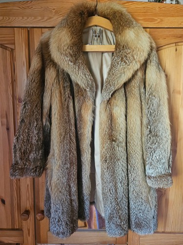 Fuchselzmantel echt vintage