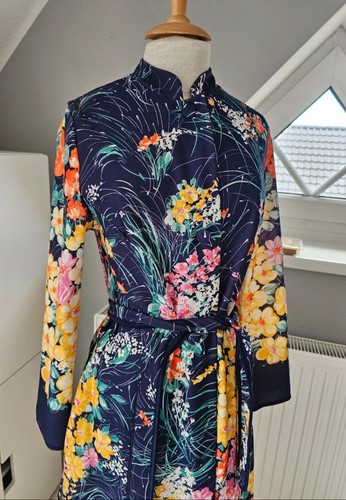 Vintage 70er morgenmantel midi - vintage,