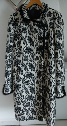 Eleganter damen wollmantel - wollmantel, 80%