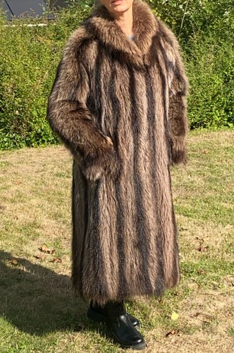 Vintage waschbär mantel - vintage,