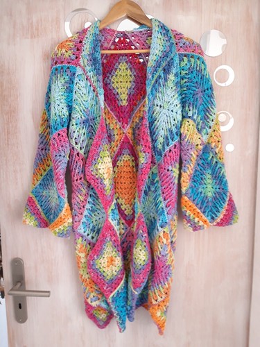 Häkelmantel,Hippie-Style,100%