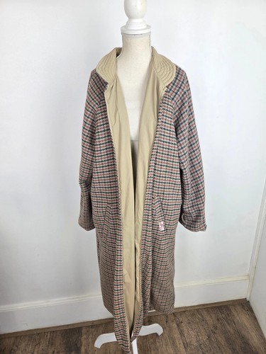 Toller karierter mantel trench - karierter,