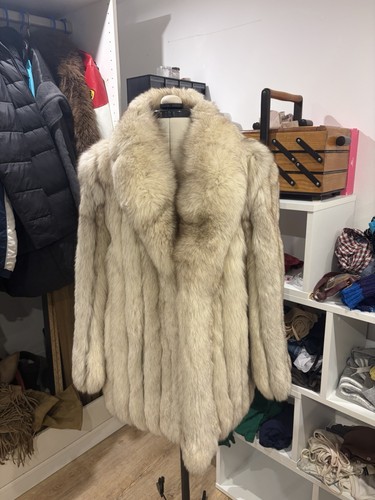 Pelzmantel blauchfuchs vintage