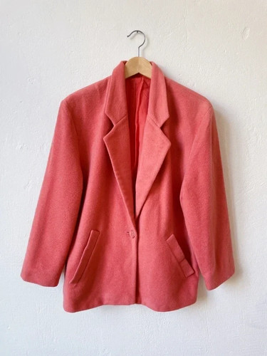 Vintage kurzmantel l rosa - kurzmantel,