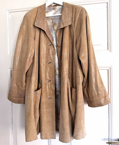 Vintage damen mantel beige - vintage,