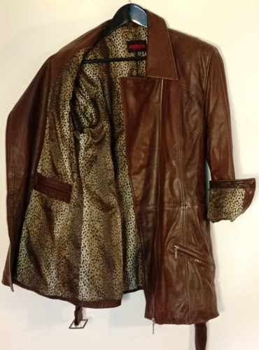 Damenmantel echtleder jacke - damenmantel,