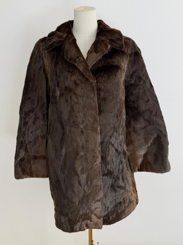 Vintage pelzmantel echtpelz - vintage,