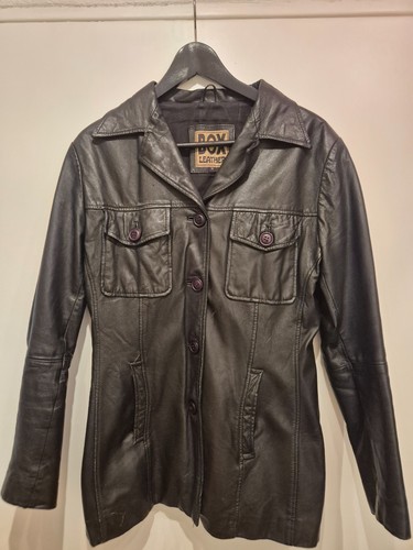 Vintage echtleder blazer damen - vintage,