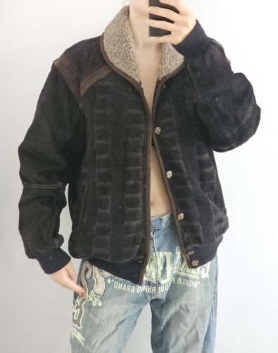 Vintage lederjacke - c&a,