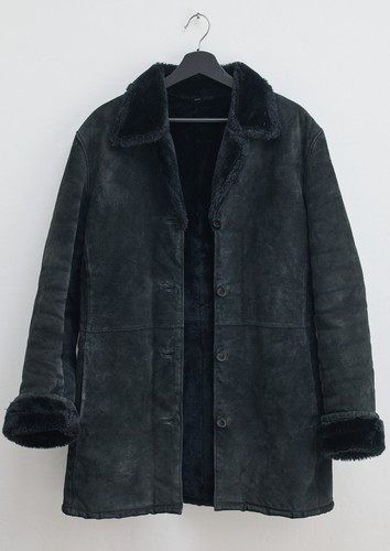 Damen wildledermantel schwarz - damen,