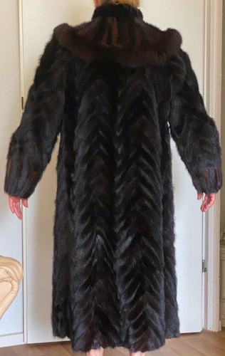 Damen vintage pelzmantel - pelzmantel, aus