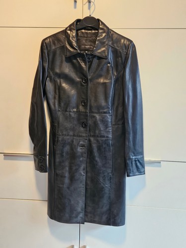 Ledermantel damen im - ledermantel,